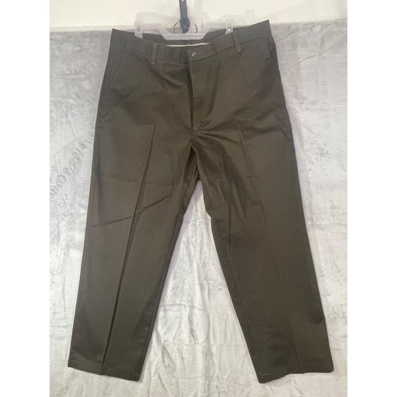 Lee Mens size 40 x 29 Brown Focus on quality performance Khakis Pants - Picture 8 of 16